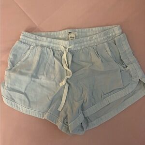 Billabong Light Blue Cloth Shorts